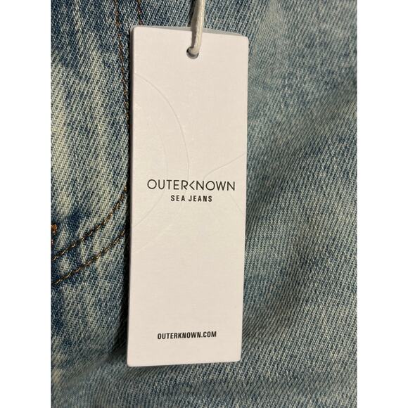 Outerknown Mens Jeans 29x30 NWT Cove Slim Light Wash Organic Denim Sustainable - Picture 5 of 13